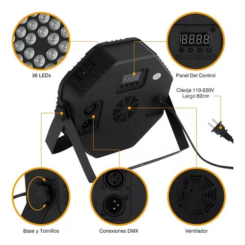 Miniatura 2 de Proyector De Luces Led Multifuncional